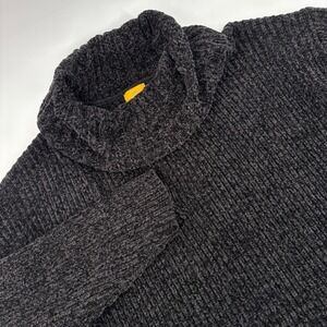 Ruby Rd Womens XL Black Chenille‎ Cozy Soft Cowl Neck Sweater Pullover